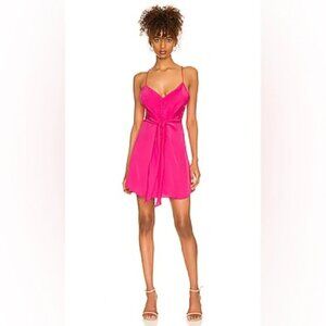 NWT L'Academie Terina Dress in Pink size S